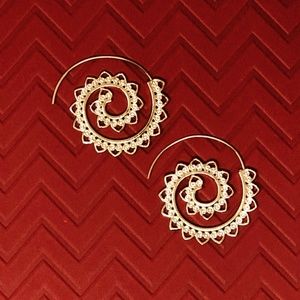 NEW Wanderlust Spiral Hoop Earrings